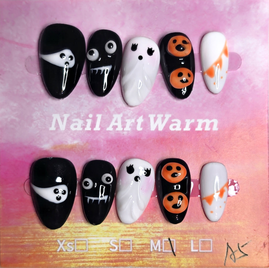 3D Pumpkin and Ghost