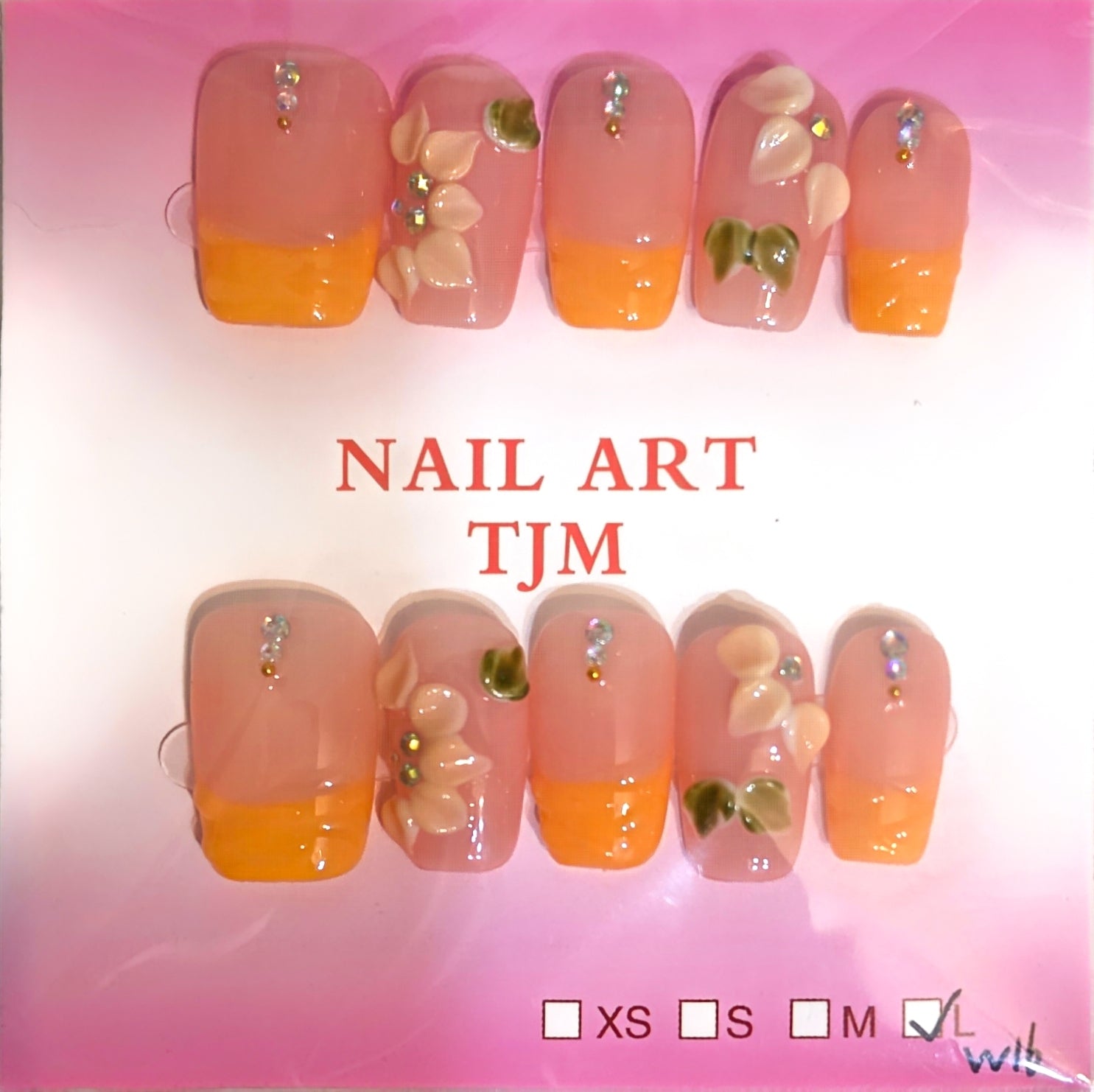 Set 4-Basic Girl Press-On Nails
