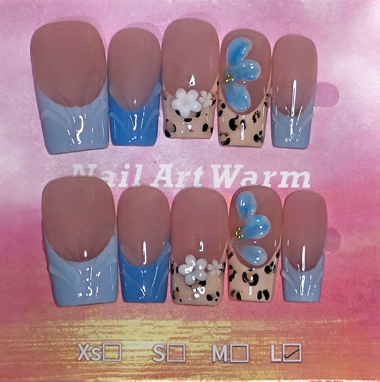 Set 4-Basic Girl Press-On Nails