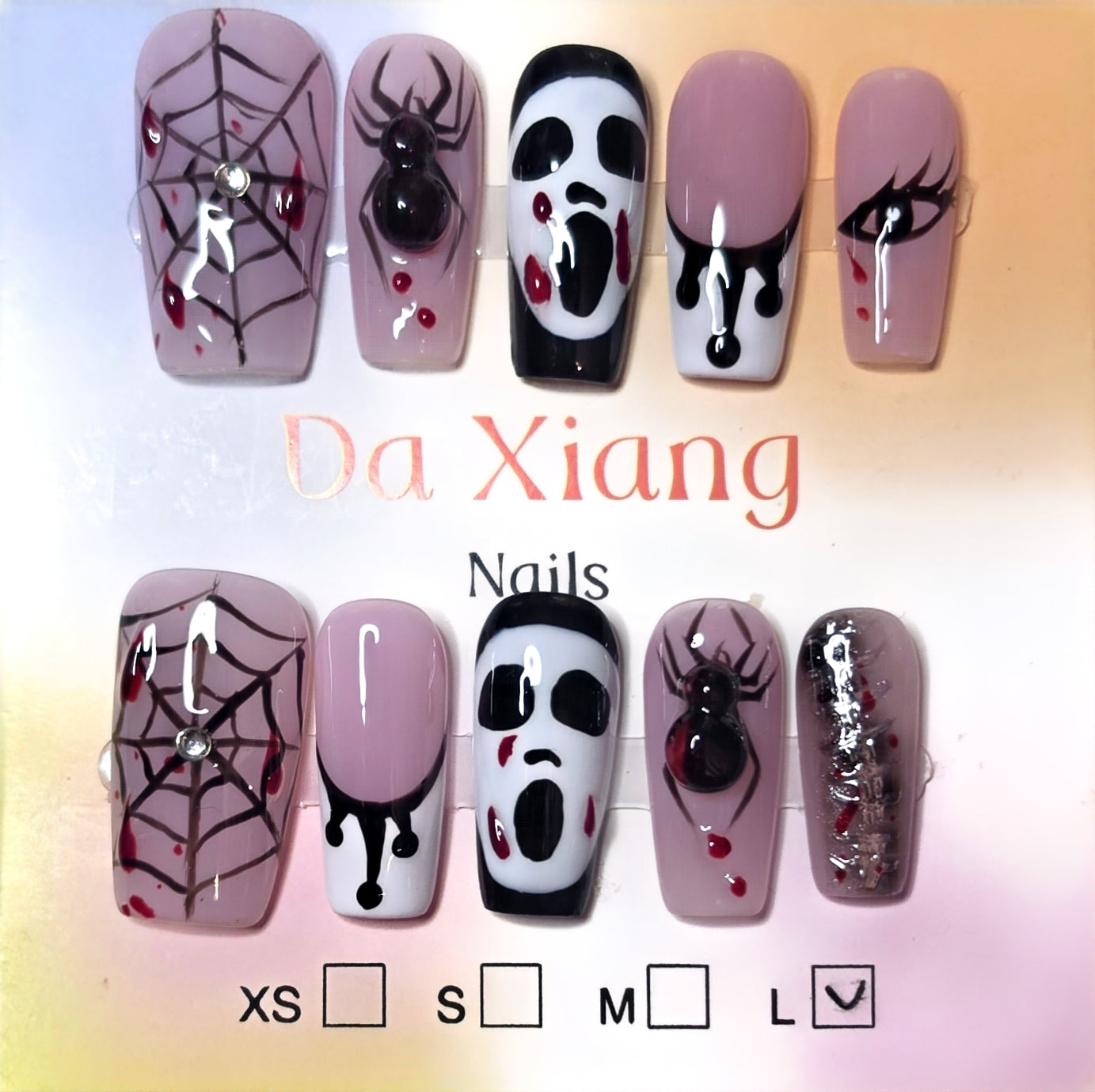 GHOST FACE w/ 3D Spider
