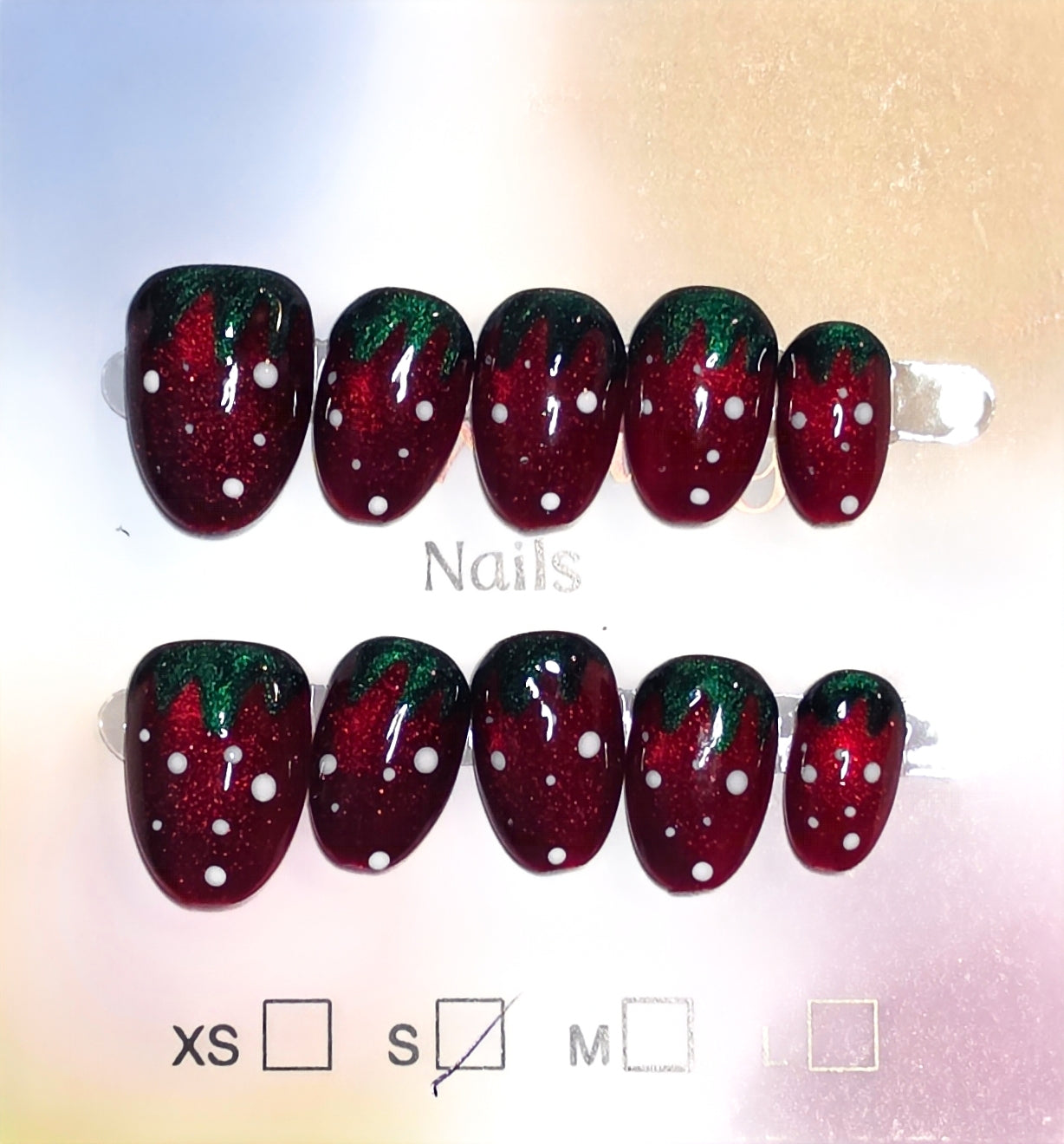 Basic Girl Press-On Nails: SMALL