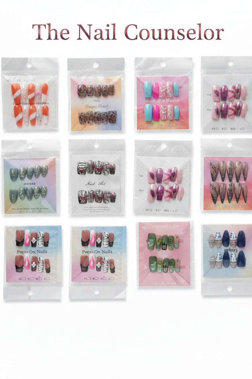 Basic Girl Press-On Nails: SMALL