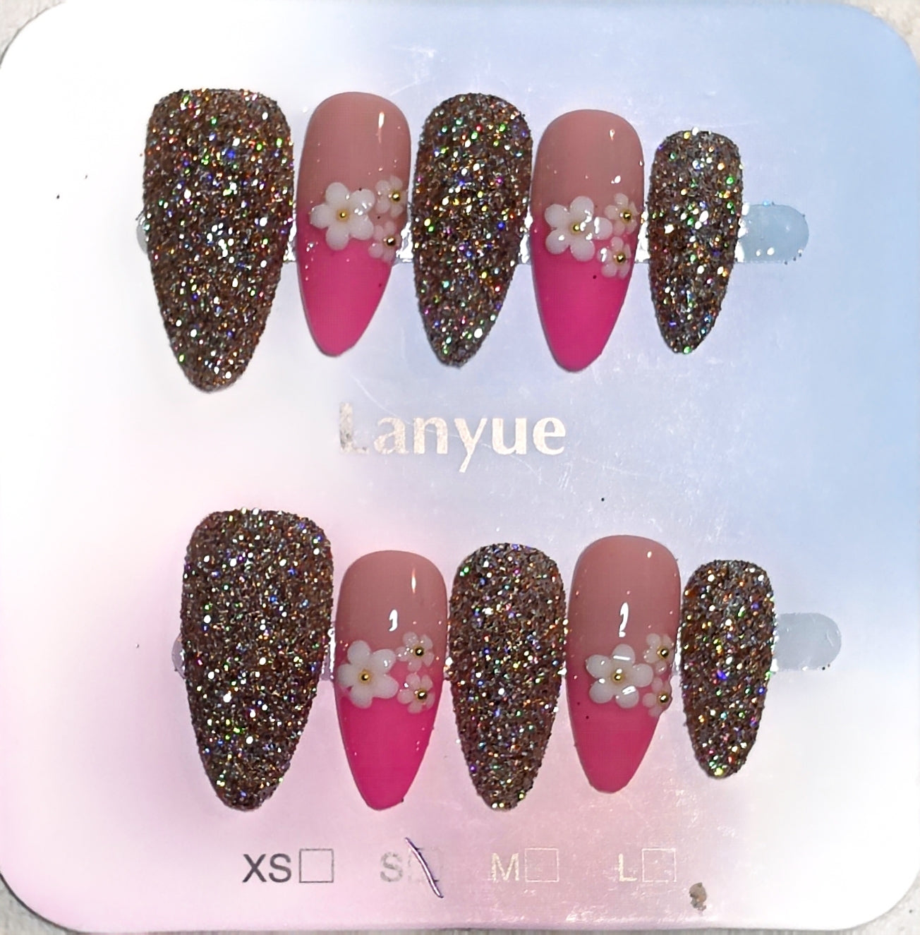 Set 4-Basic Girl Press-On Nails