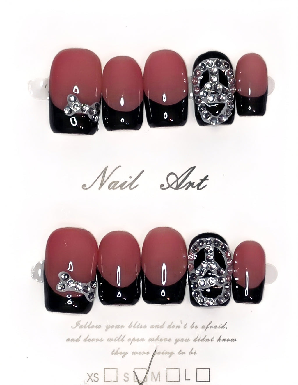 Diamond GHOST FACE French Tip